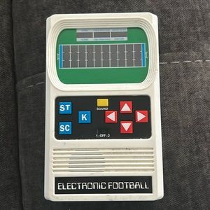 Mattel electronic football game